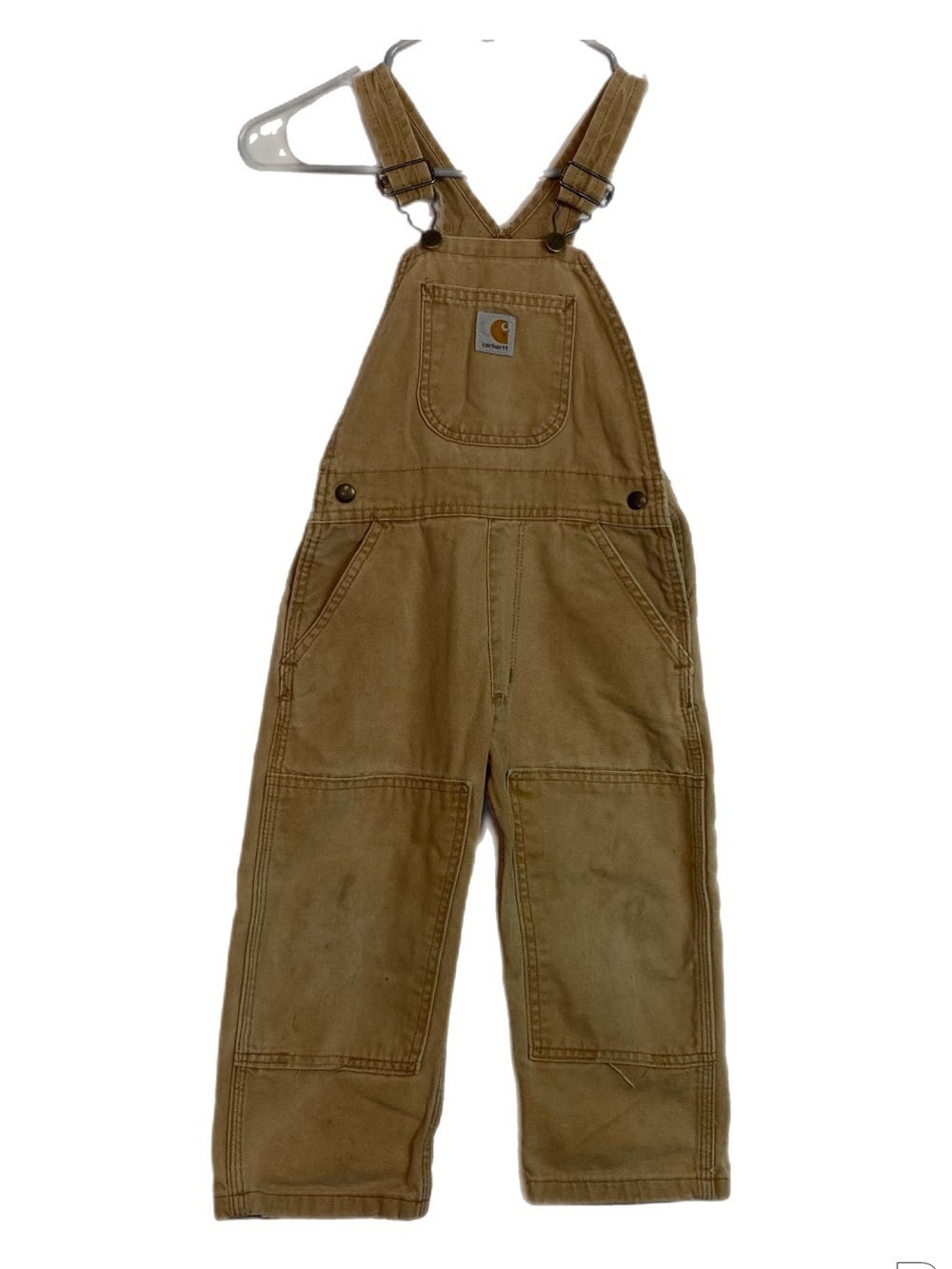 Carhartt Corduroy Bib Overalls Kids Brown